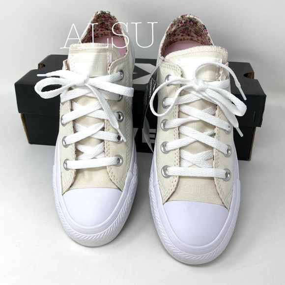 🌸Sale🌸 Converse Chuck Taylor All Star Low Canvas Egret Women's Size 164660C - Picture 6 of 13